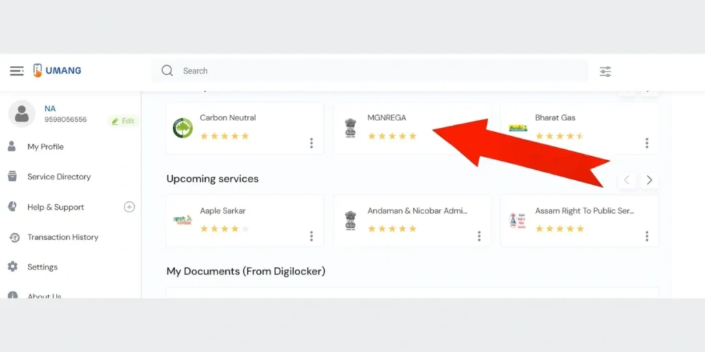 Choose option mgnrega