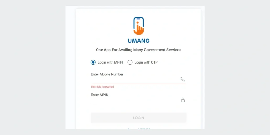 UMANG Login