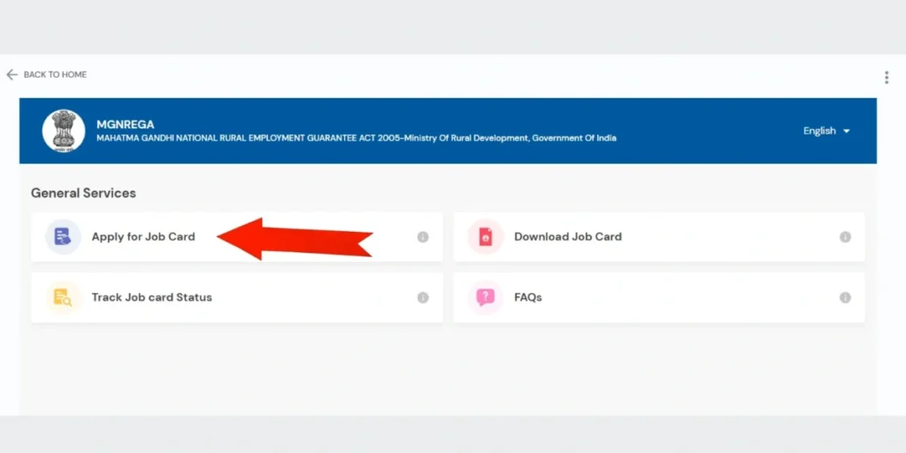 apply for a job card